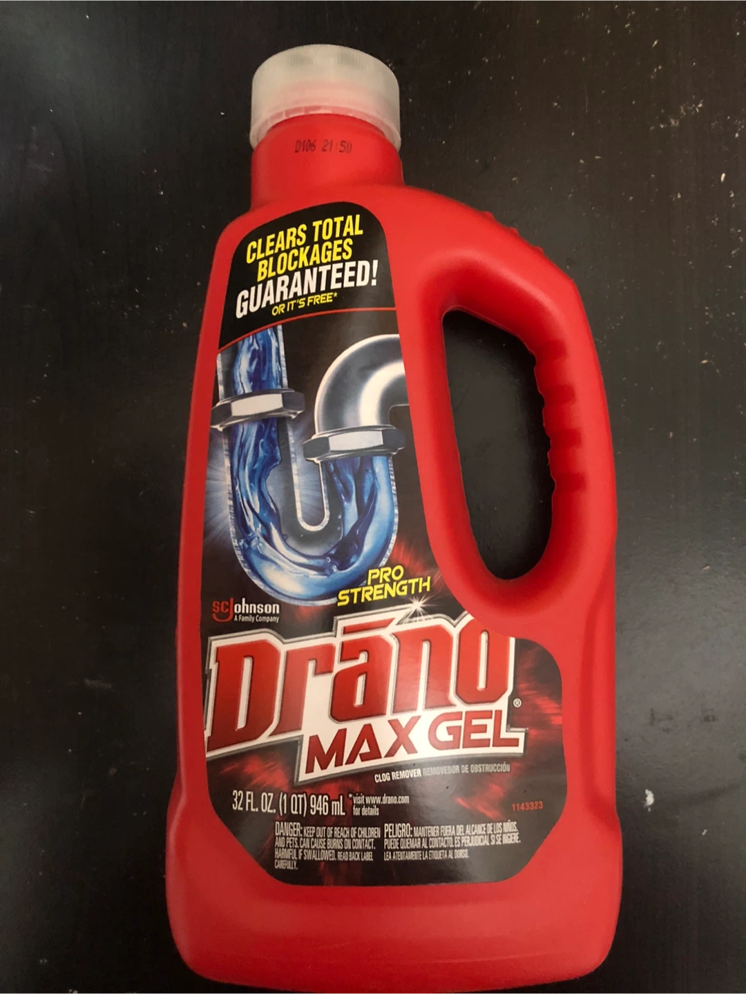 🏈Drano Max Gel Clog Remover 32 oz