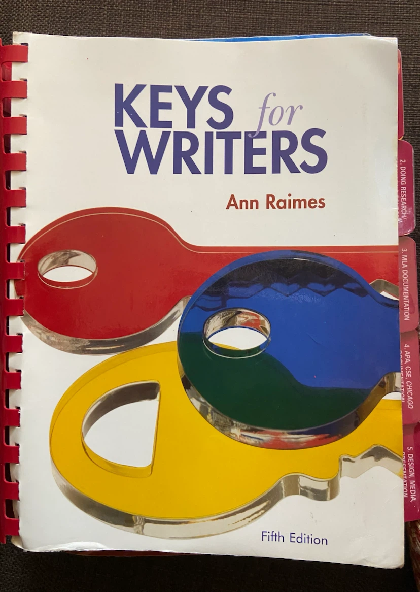Keys for Writers by Ann Raimes (Fifth Edition) 🏈