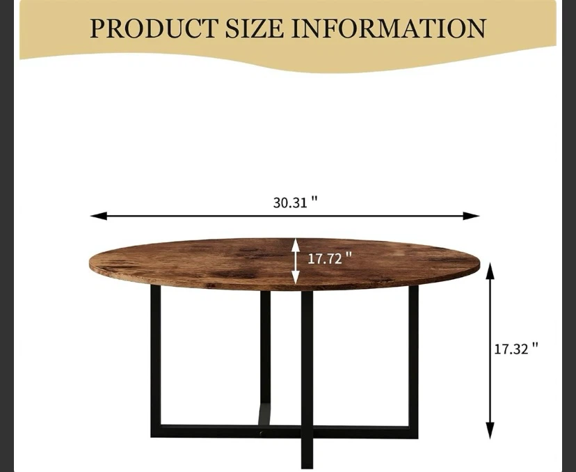 Oval Coffee Table 🏈 - photo 2