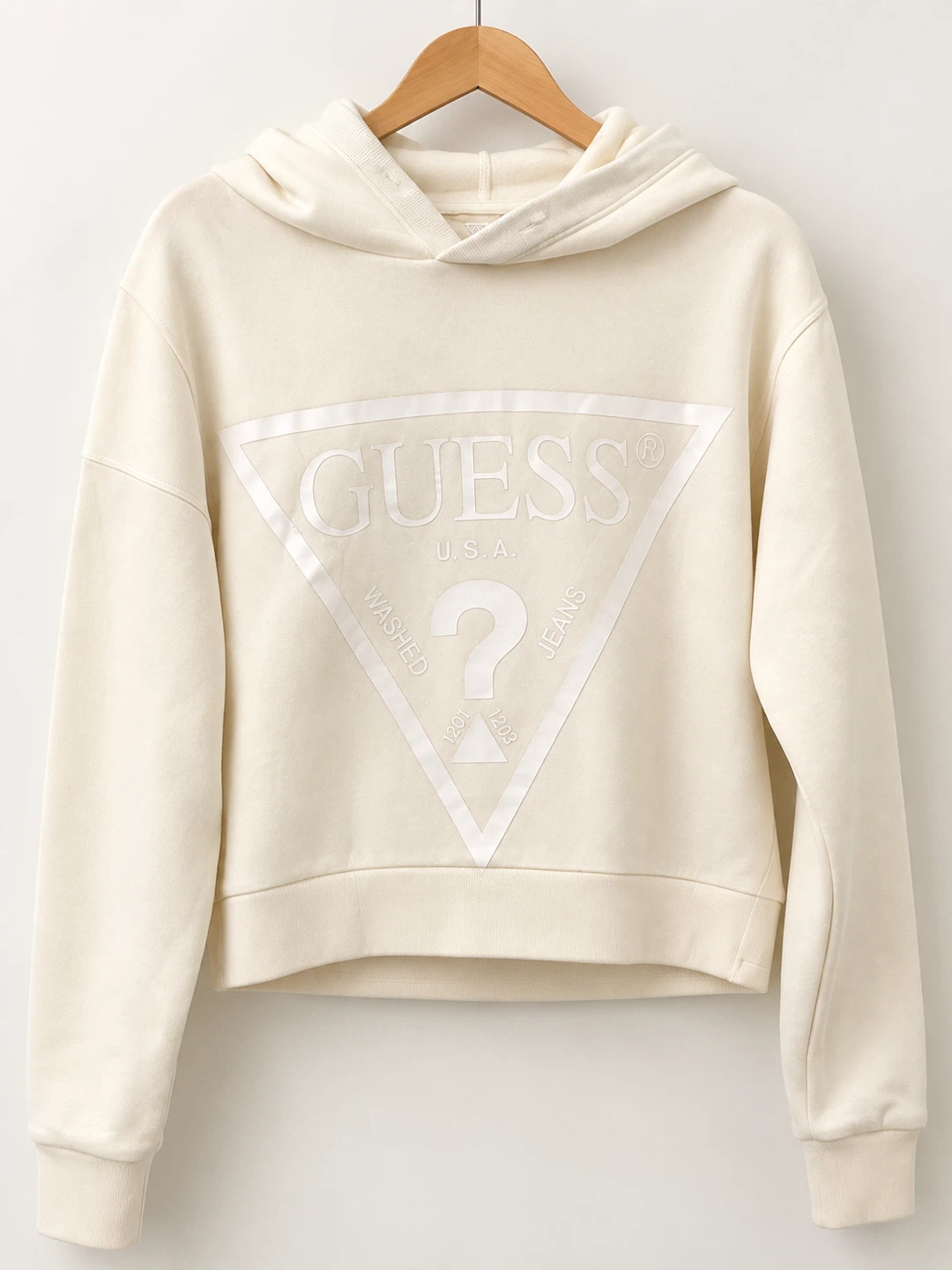 Guess Cropped Hoodie - size S