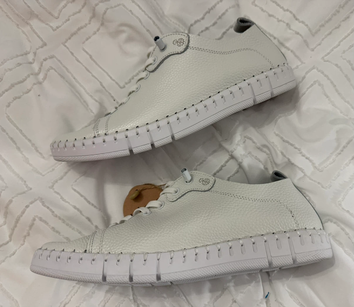 Yokono white leather sneakers - photo 3