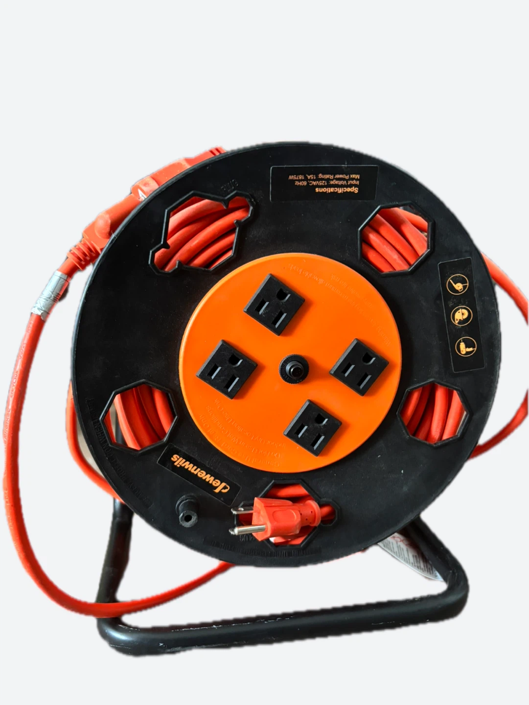 100 fts Heavy Duty Extension Cord With Reel