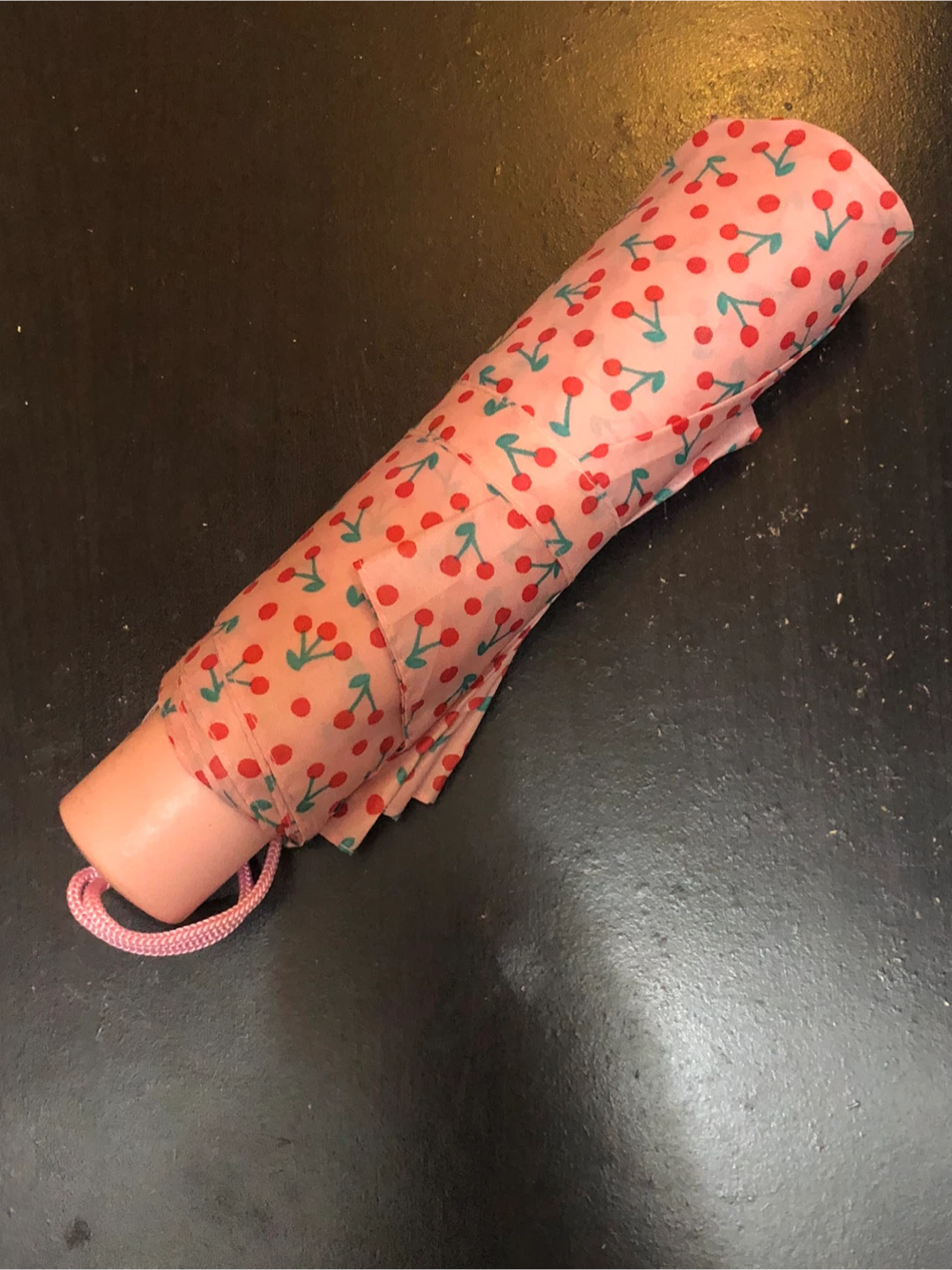 Cherry Print Compact Umbrella🏈