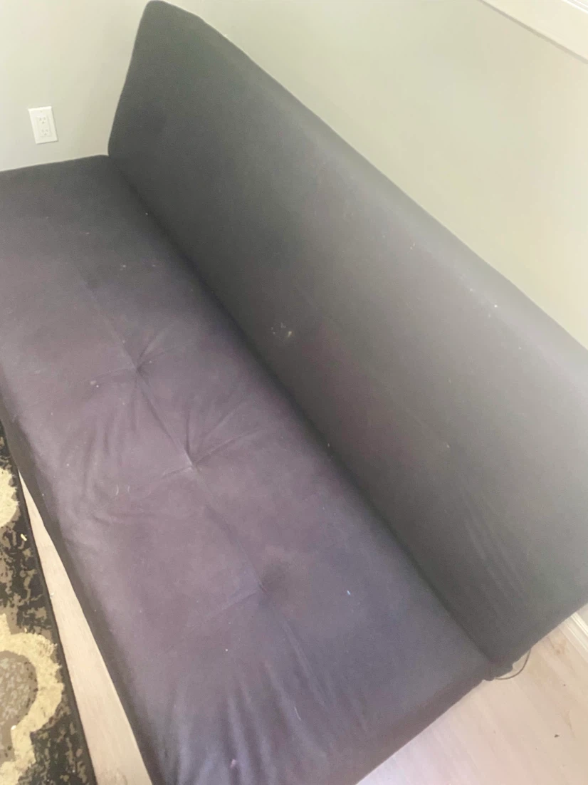 Black Fabric Futon