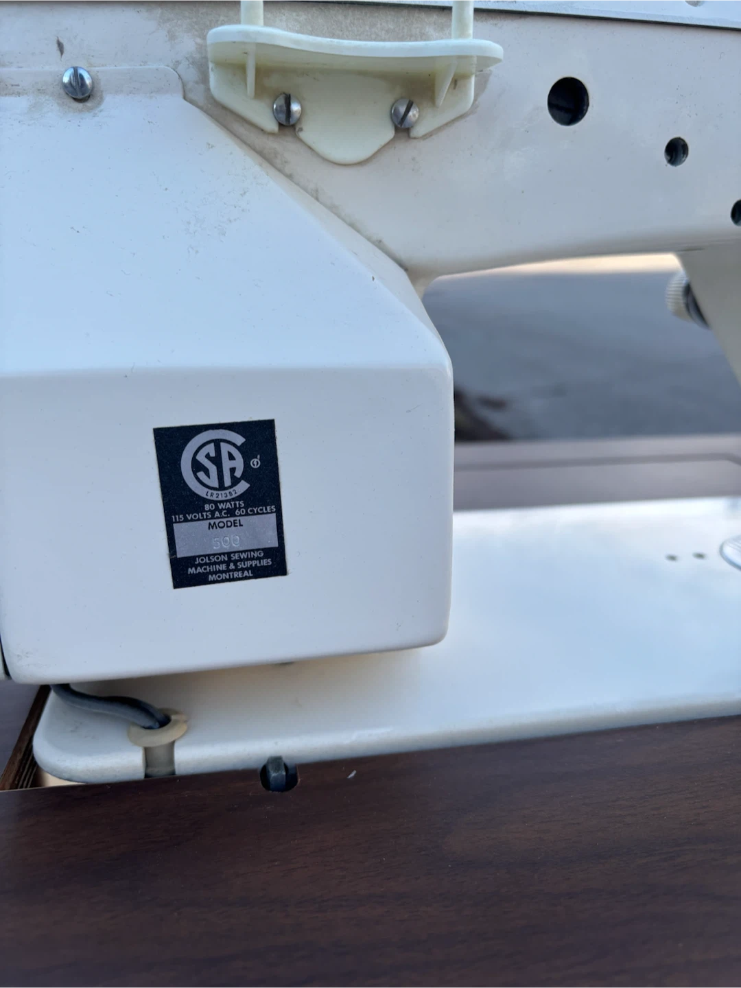 🏈 Simpsons Super 500 Sewing Machine with Cabinet - photo 3