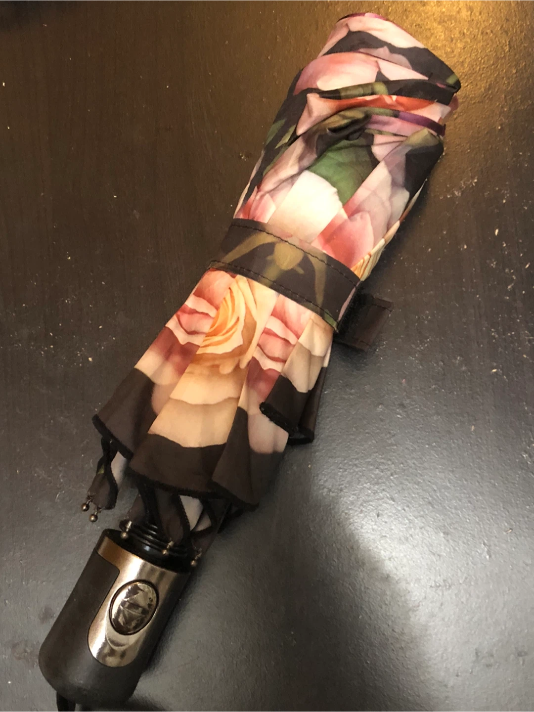 Floral Print Compact Umbrella🏈