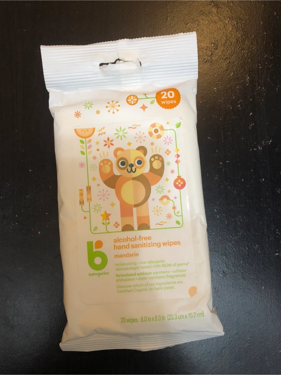 🏈Babyganics Alcohol-Free Hand Sanitizing Wipes