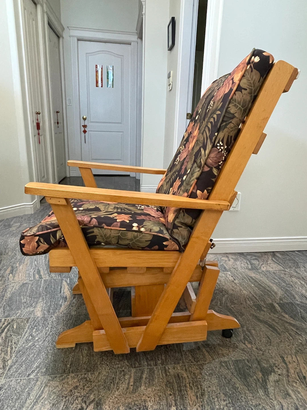 Wooden Glider Rocking Chair