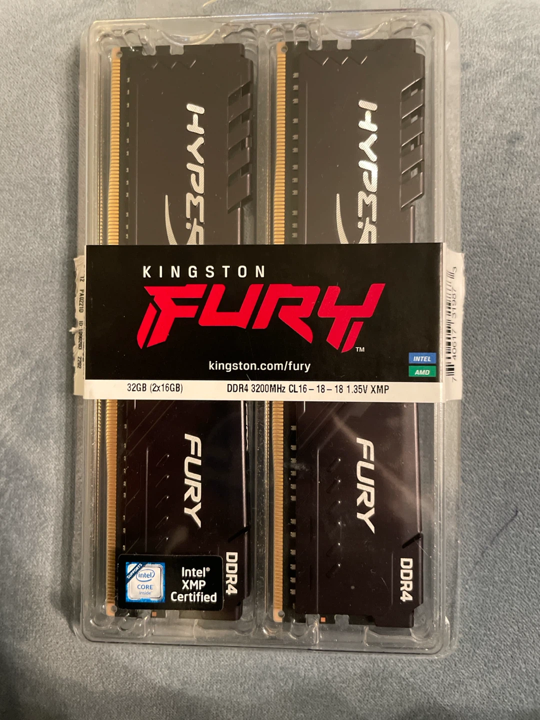 Hyper X Fury 16 GB RAM (2 sticks x 8) 🏈