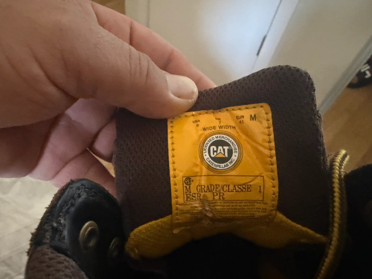 Caterpillar Work Boots Brown - photo 4