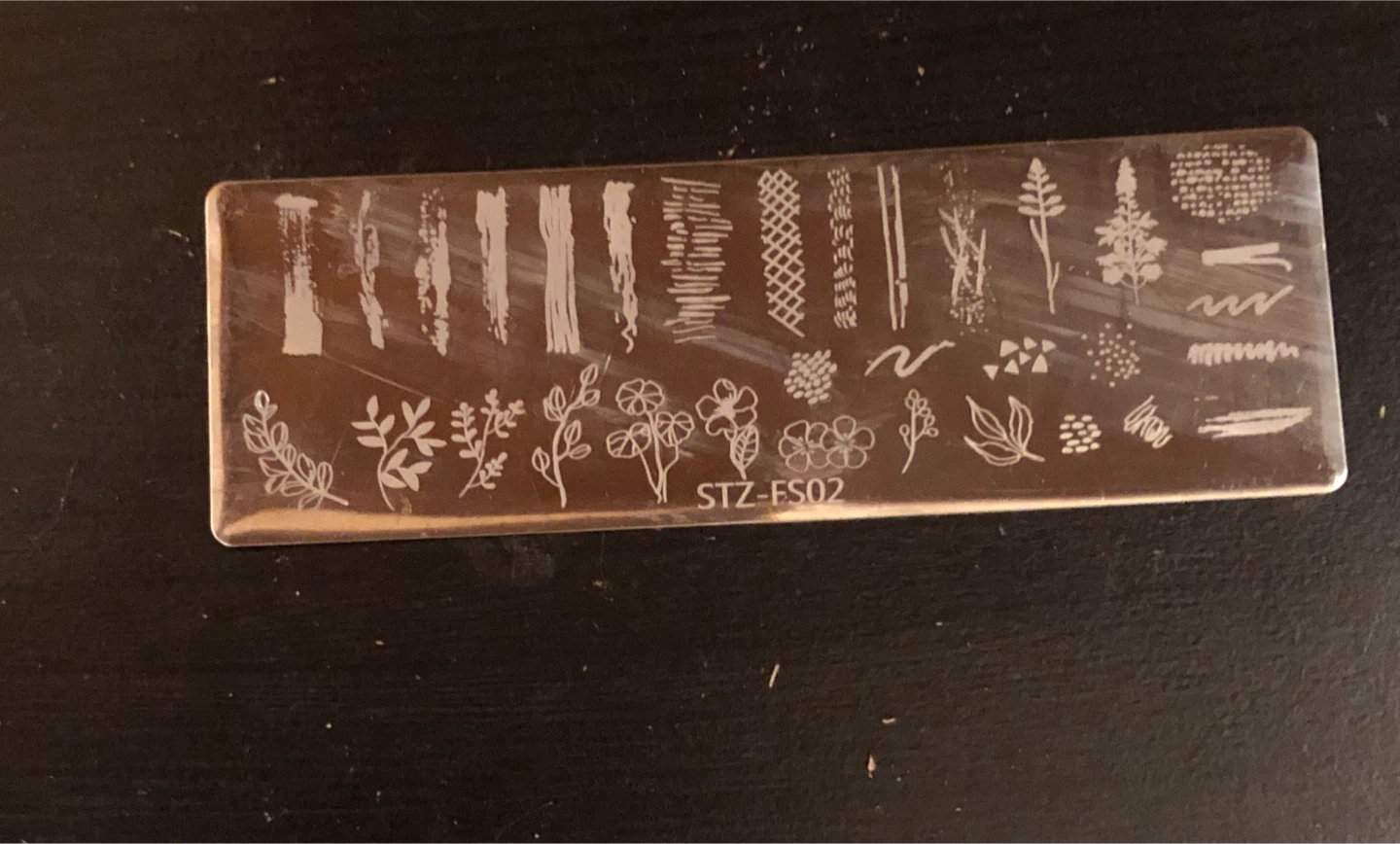 STZ-FS02 Nail Art Stamping Plate🏈