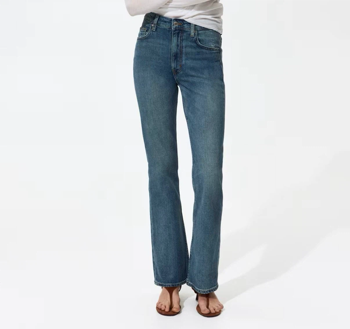H&M High-Waist Bootcut Jeans — Size 18 - photo 3