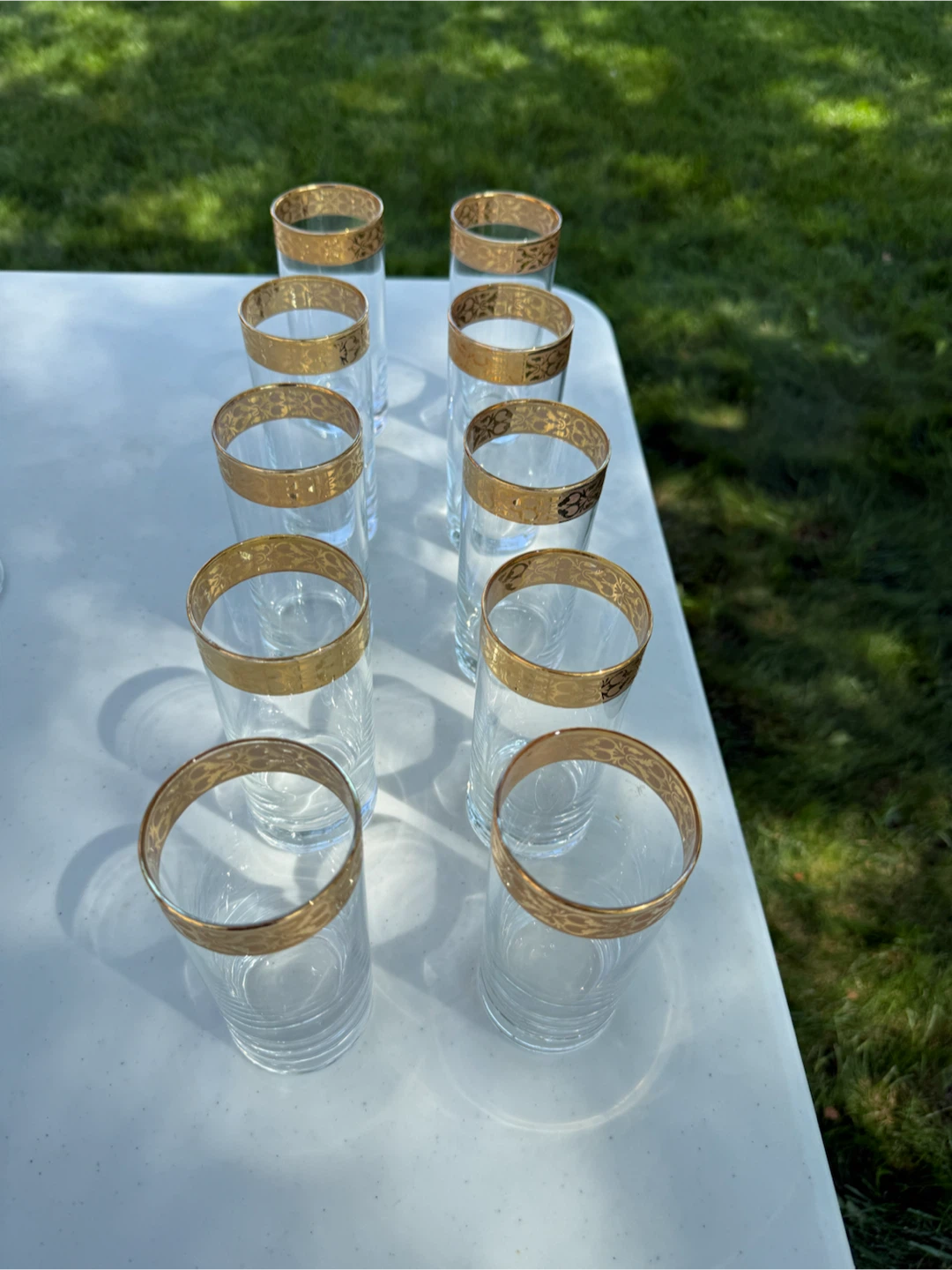 Vintage Crystal Decanter and Glasses Set - photo 3