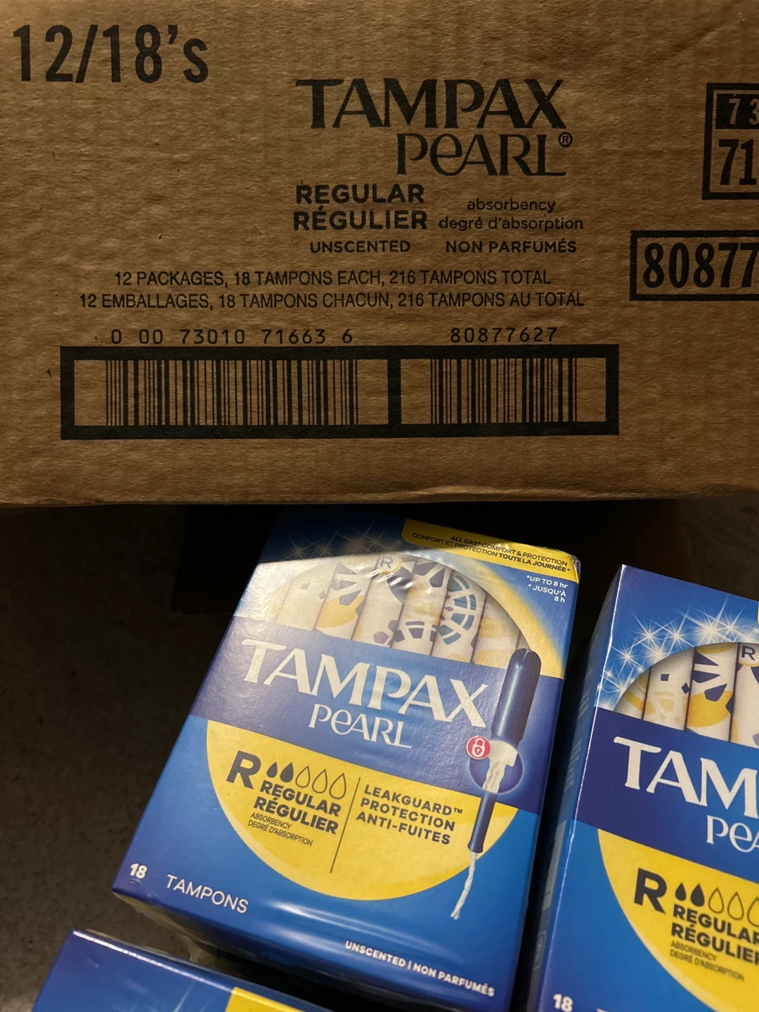 Tampax Pearl Regular Tampons 18 Count - photo 2