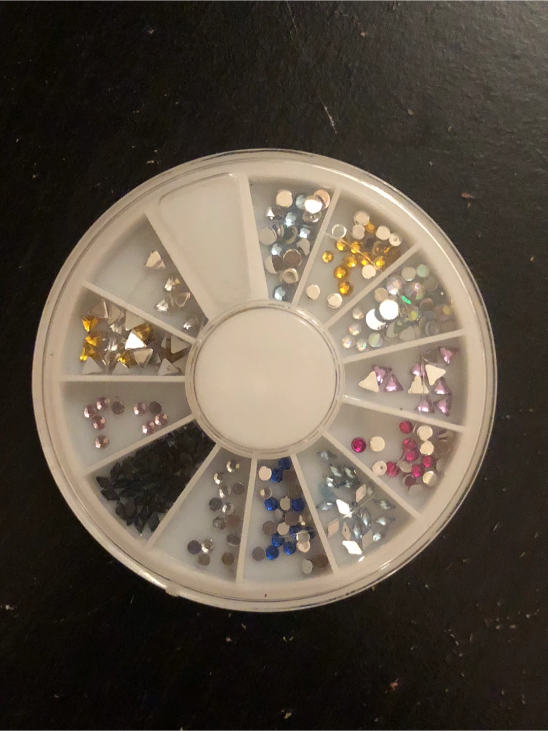 Nail Art Rhinestone Wheel🏈