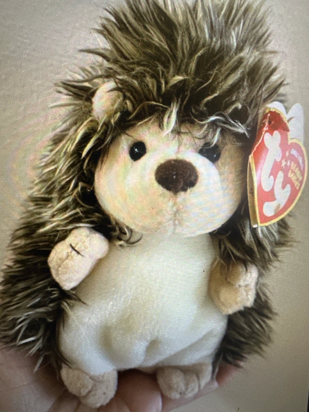 Ty Beanie Babies Hedgehog Plush