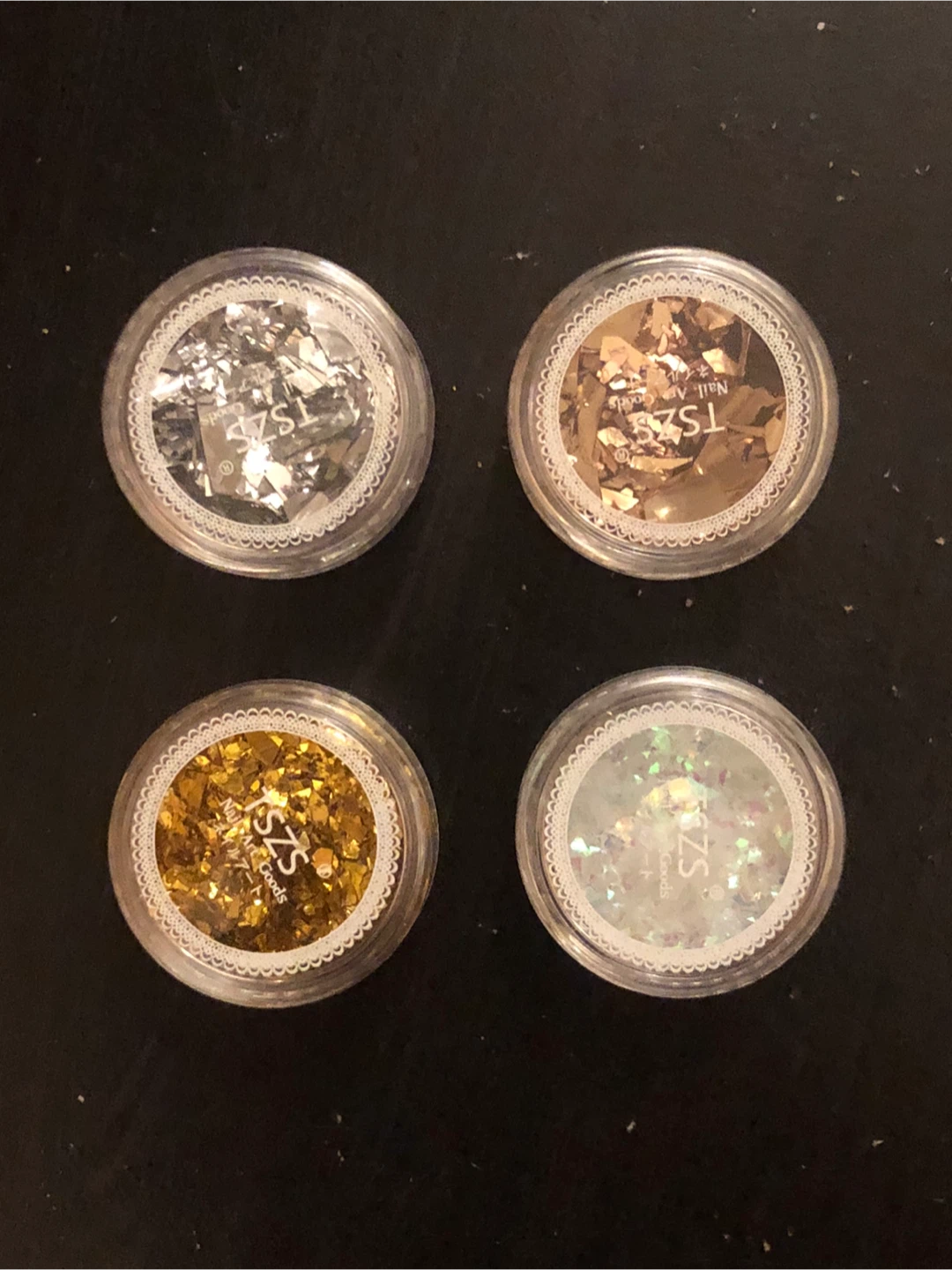 TSZS Nail Art Glitter Flake Set🏈
