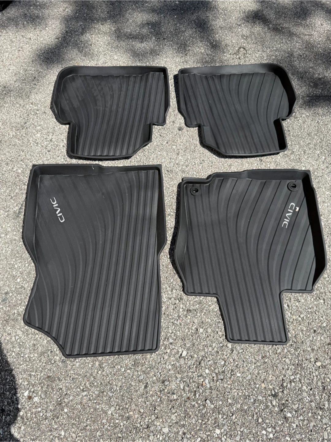 Honda Civic All-Season Floor Mats 2016-2020 - photo 2