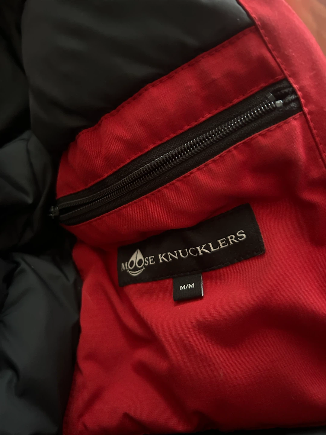 Moose Knuckles Red Down Jacket - photo 3
