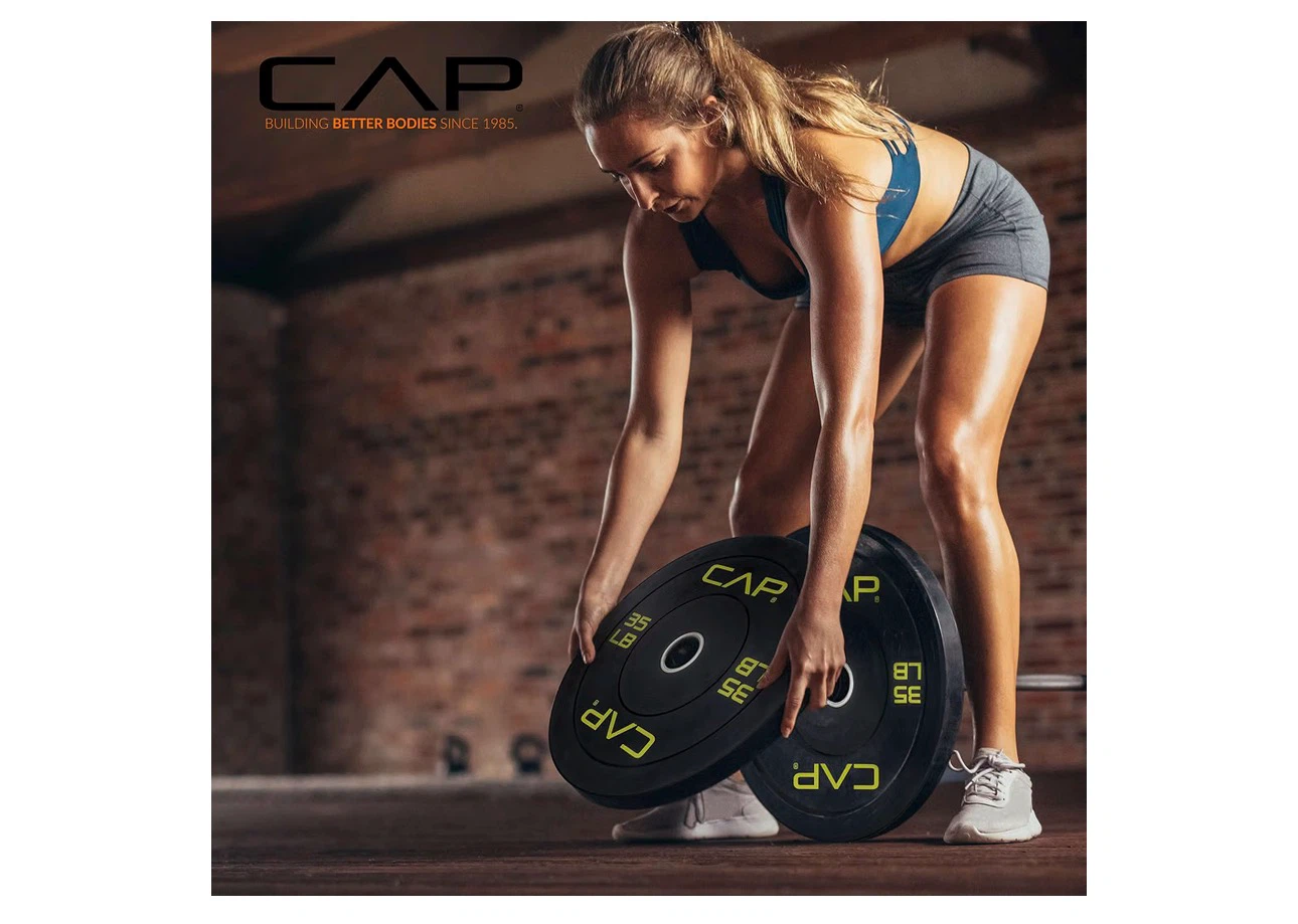 CAP Olympic Bumper Plate Weight Set - photo 3