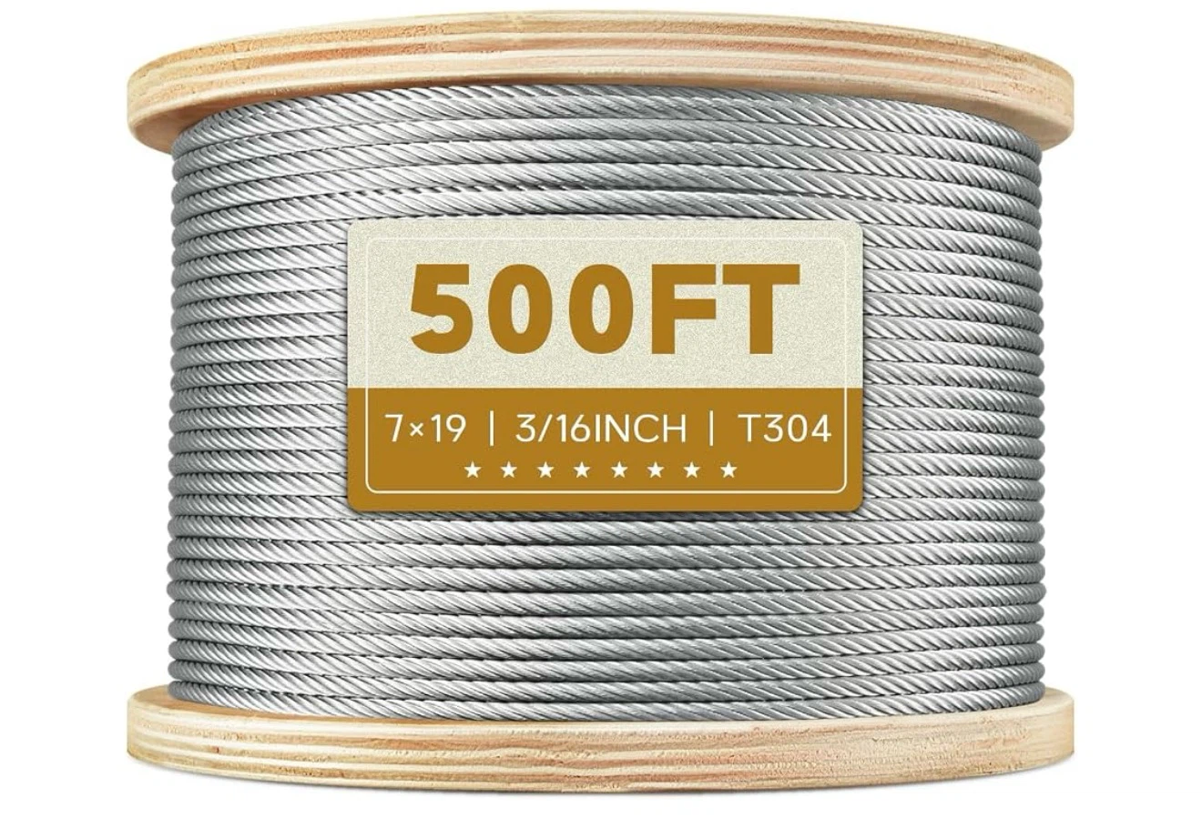 T304 Stainless Steel Wire Rope 500ft