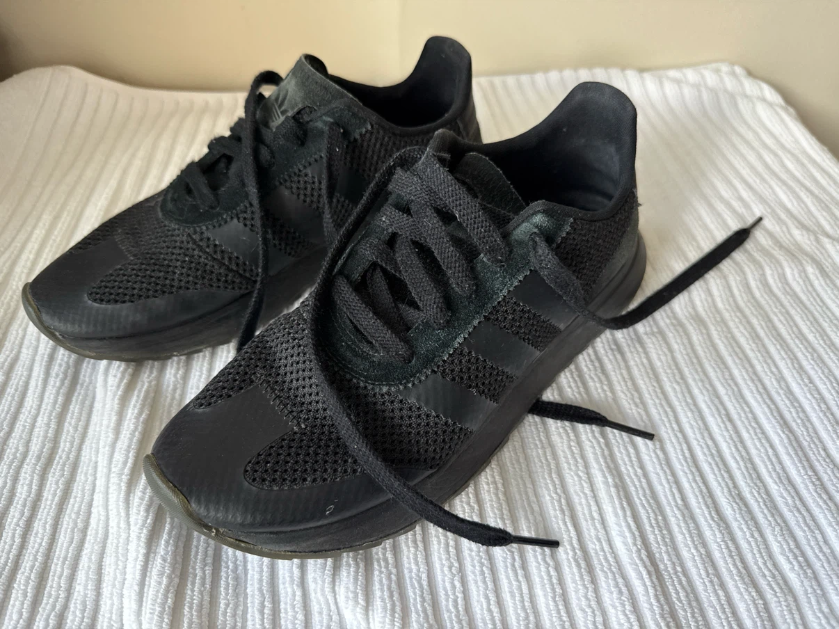 Adidas Black Lightweight Sneakers / Running Shoes - photo 2