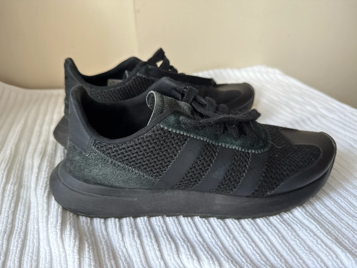 Adidas Black Lightweight Sneakers / Running Shoes - photo 3