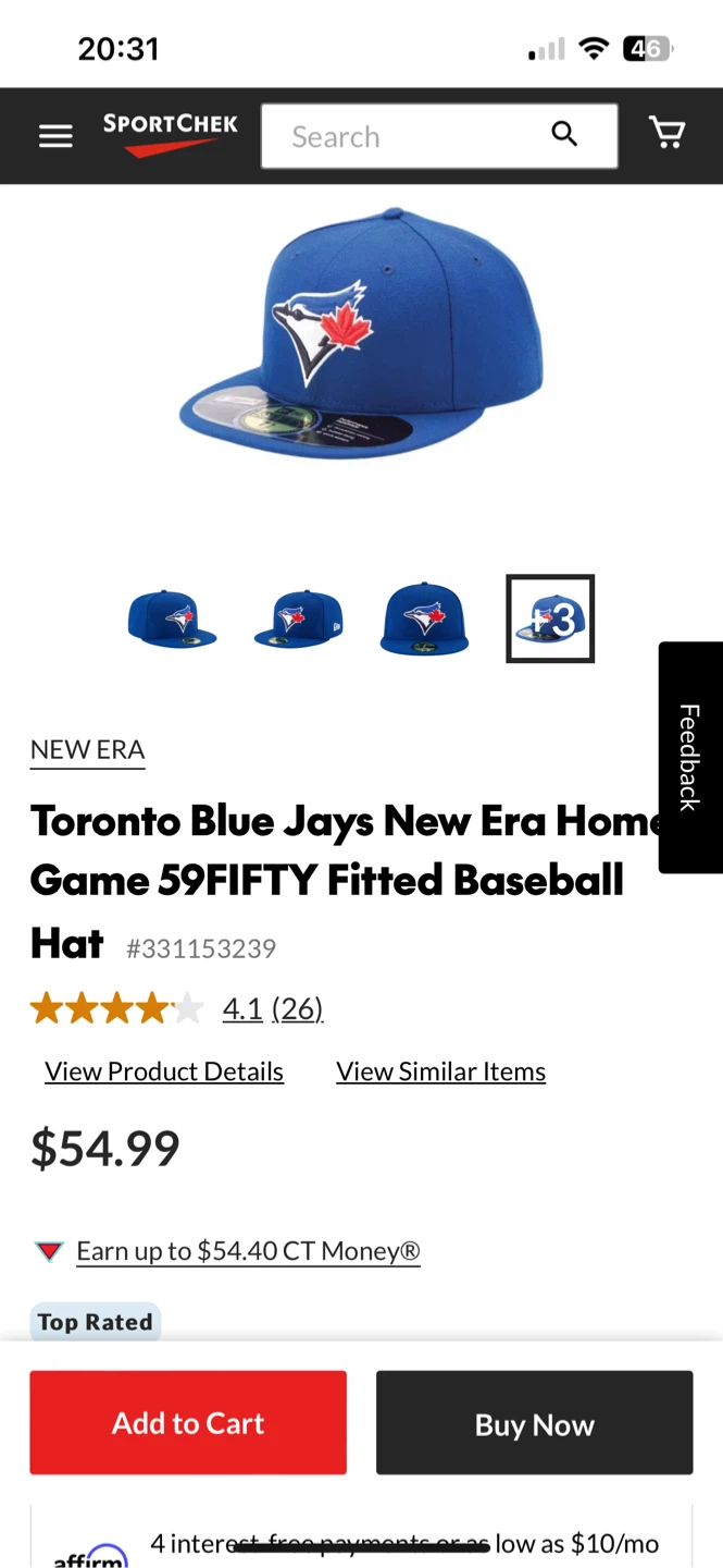 New Era Toronto Blue Jays 59FIFTY Fitted Hat