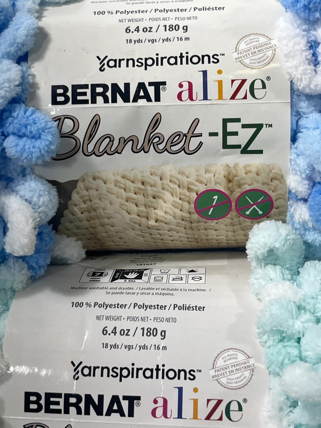 Bernat Alize Blanket-EZ Loop Yarn - Brand New (2 Skeins) - photo 2