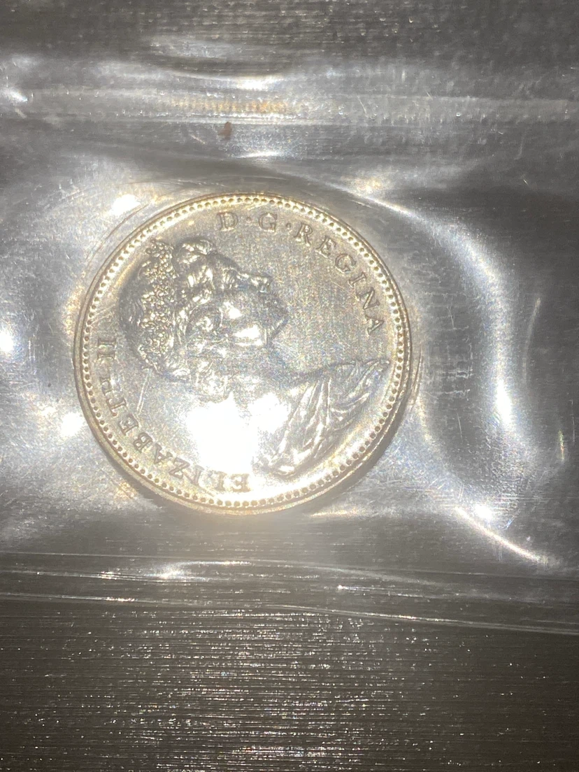 1976 Canadian 5 Cent Coin ICCS SP-67 - photo 4
