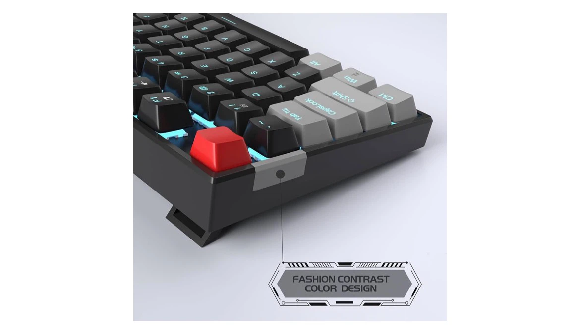 MageGee MK-STAR 87-Key Mechanical Keyboard + Extra Keycaps - photo 5