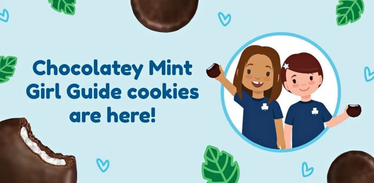 Girl Guide Chocolatey Mint Cookies