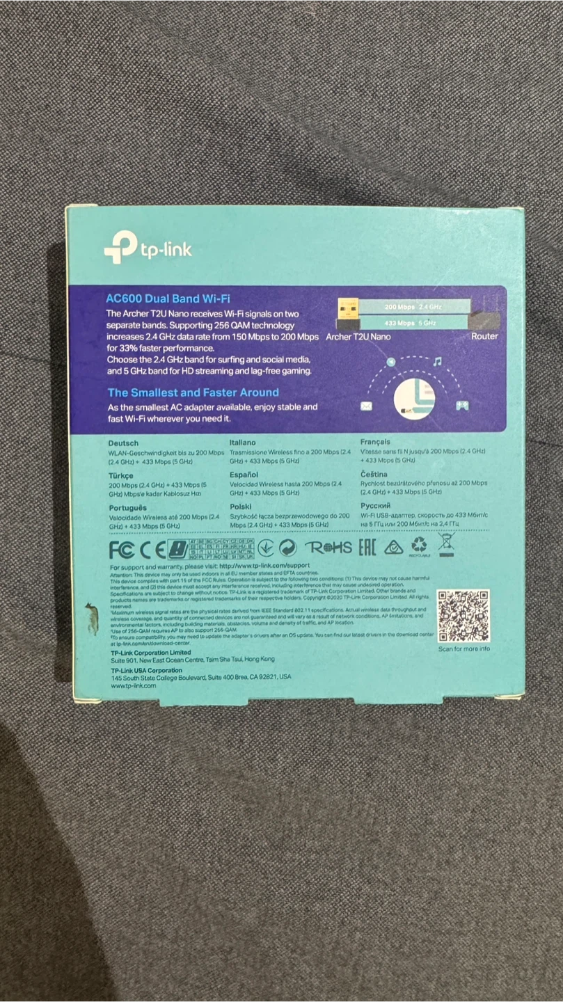 TP-Link Archer T2U Nano AC600 Wireless USB Adapter - photo 3