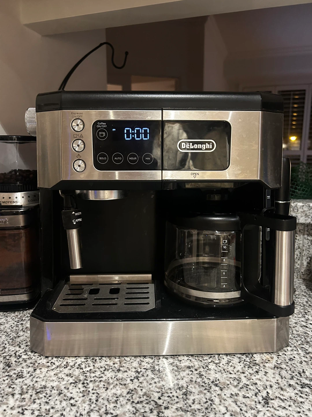 DeLonghi Combination Espresso and Drip Coffee Machine