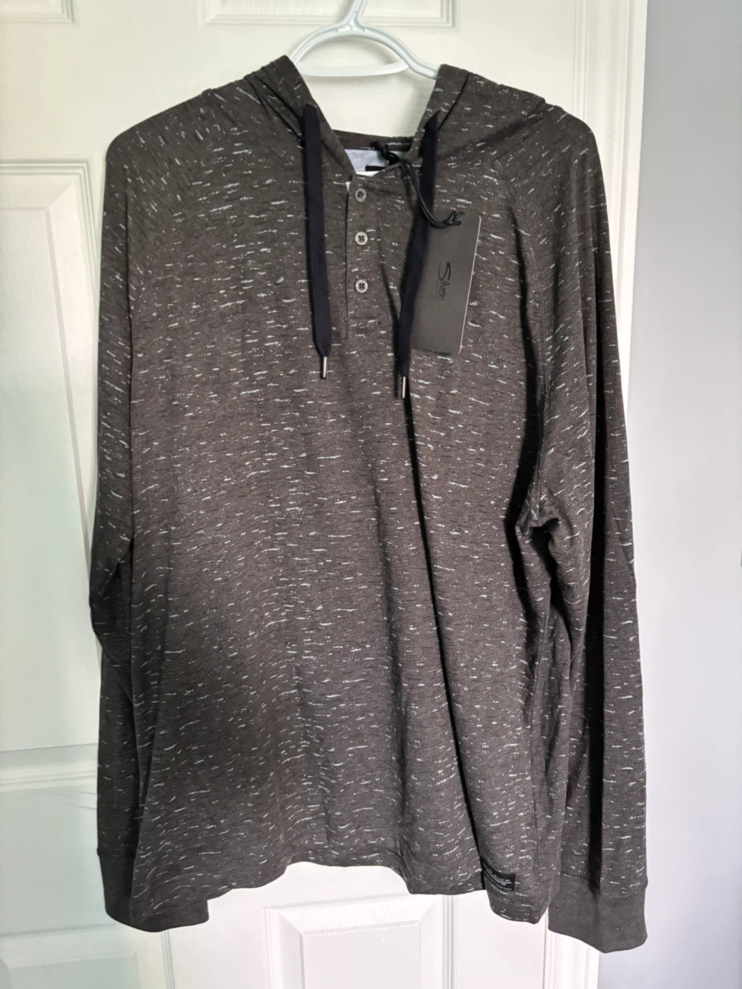 🏈 Silver Jeans Co. Hooded Shirt