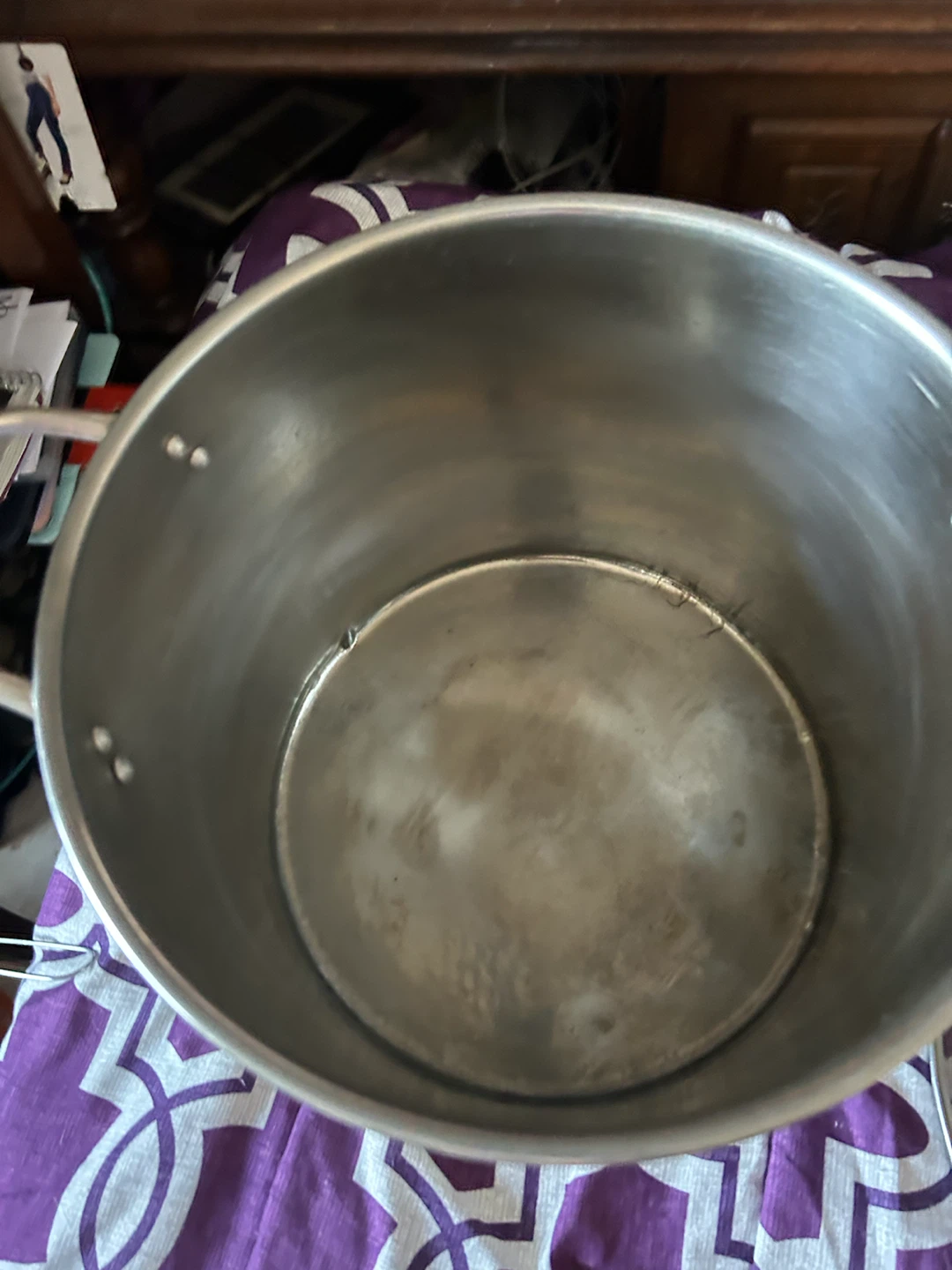 Large Stainless Steel Stock Pot with Lid - photo 3