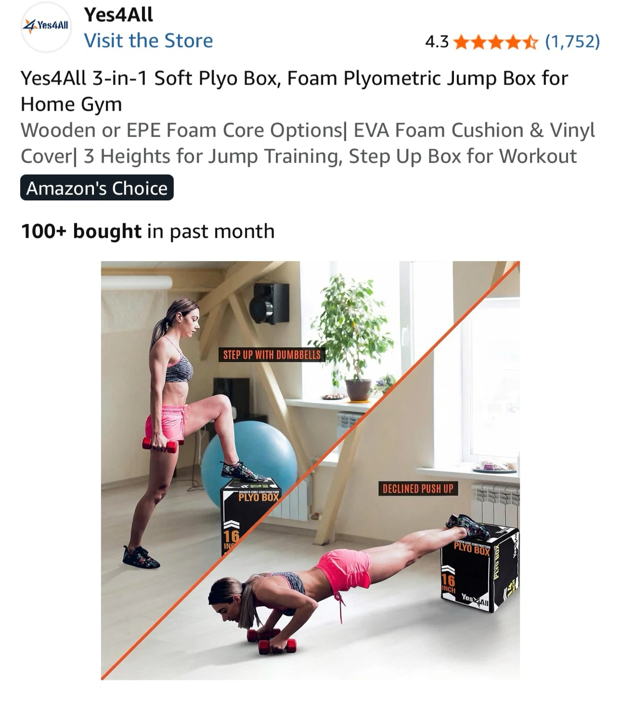 Yes4All 3-in-1 Soft Plyometric Jump Box - photo 5