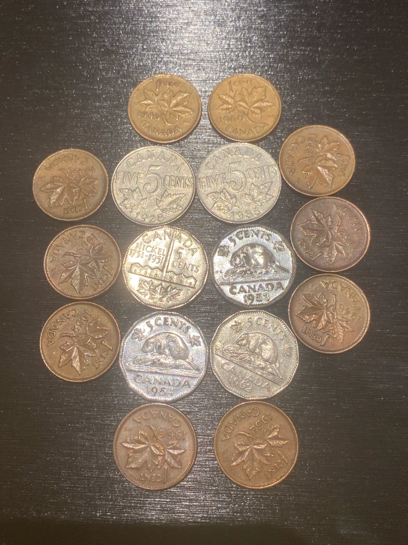 Collection of Vintage Canadian Coins - photo 2