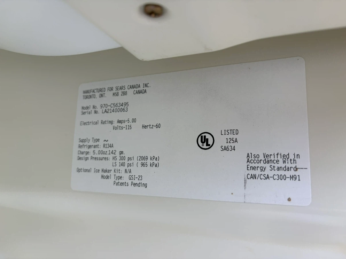 Kenmore Side-by-Side Refrigerator & GE Profile Gas Stove - photo 3