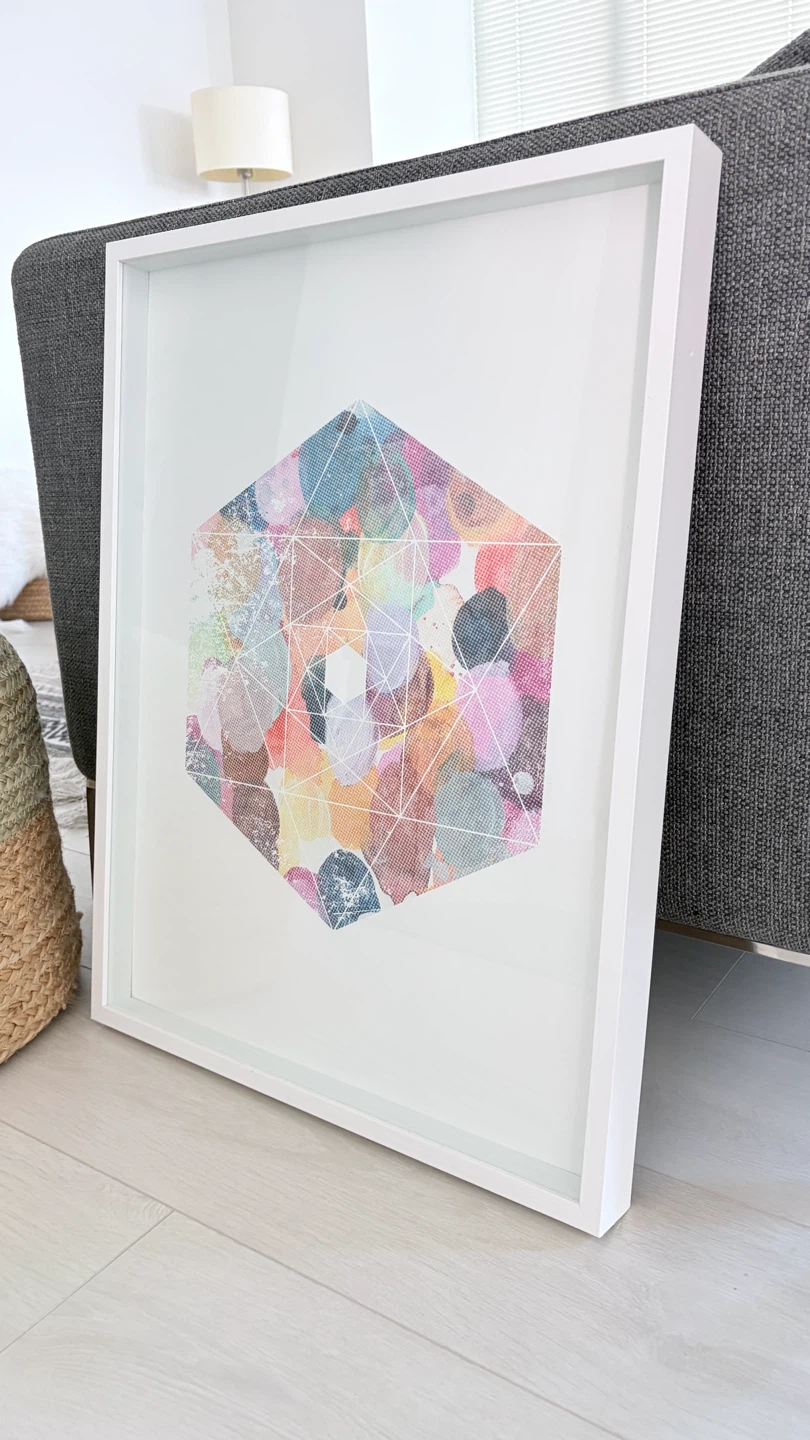 Abstract Geometric Wall Art - photo 2