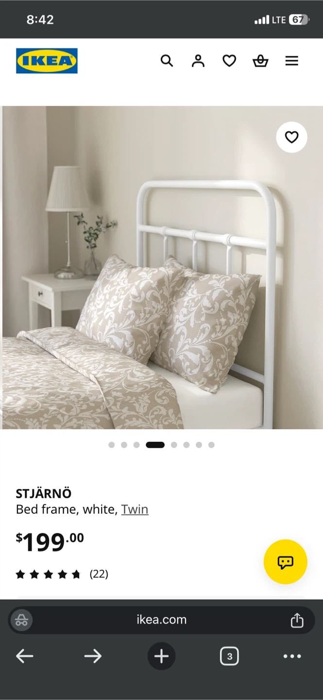 IKEA STJÄRNÖ + LUROY (Twin bed frame + Wooden Bed Base) - photo 5