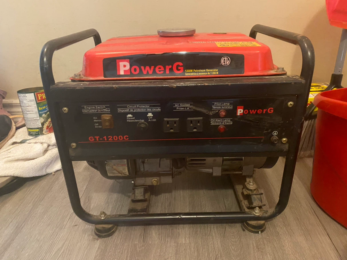 PowerG GT-1200C 1200W Petroleum Generator
