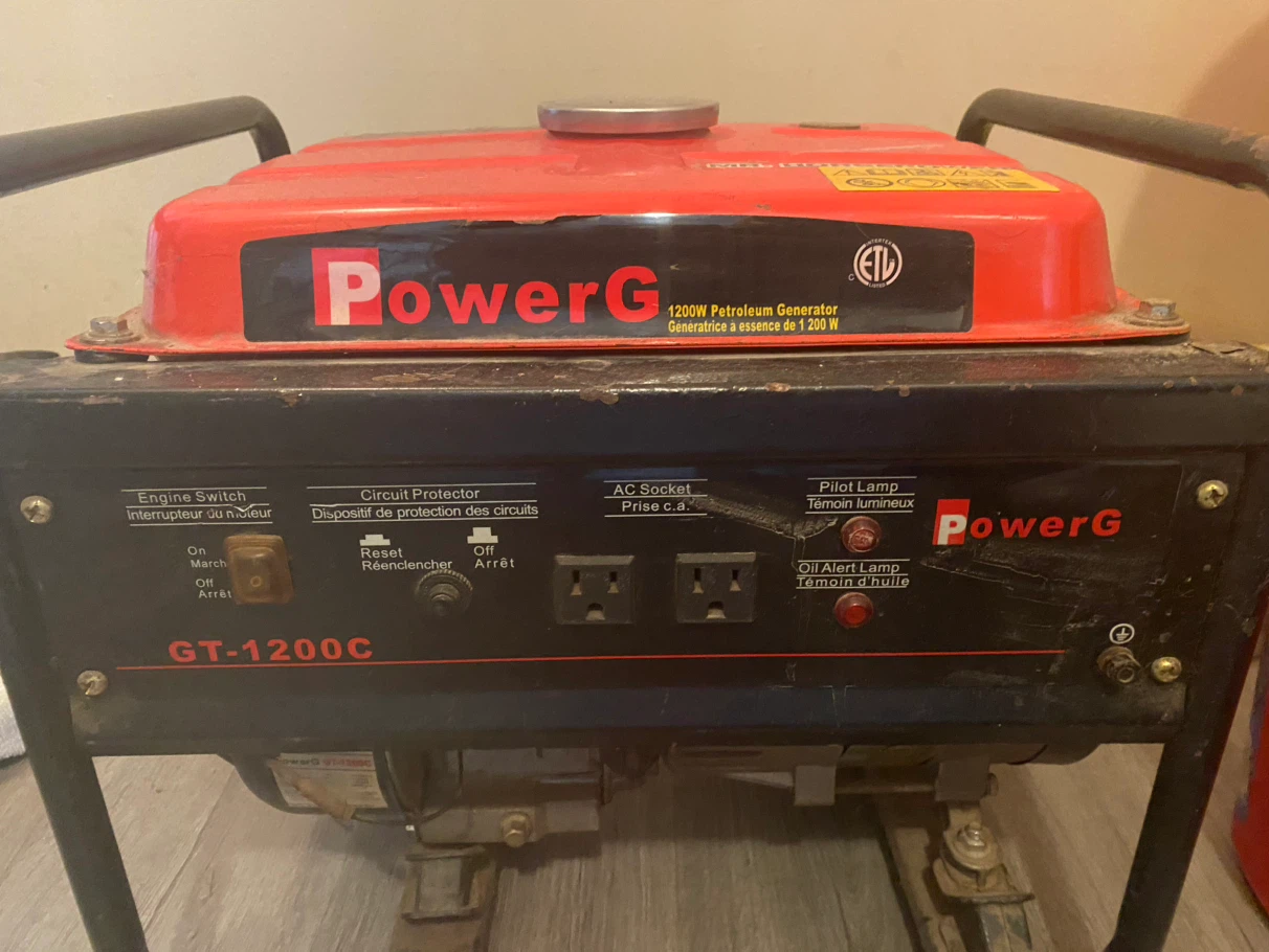 PowerG GT-1200C 1200W Petroleum Generator - photo 2