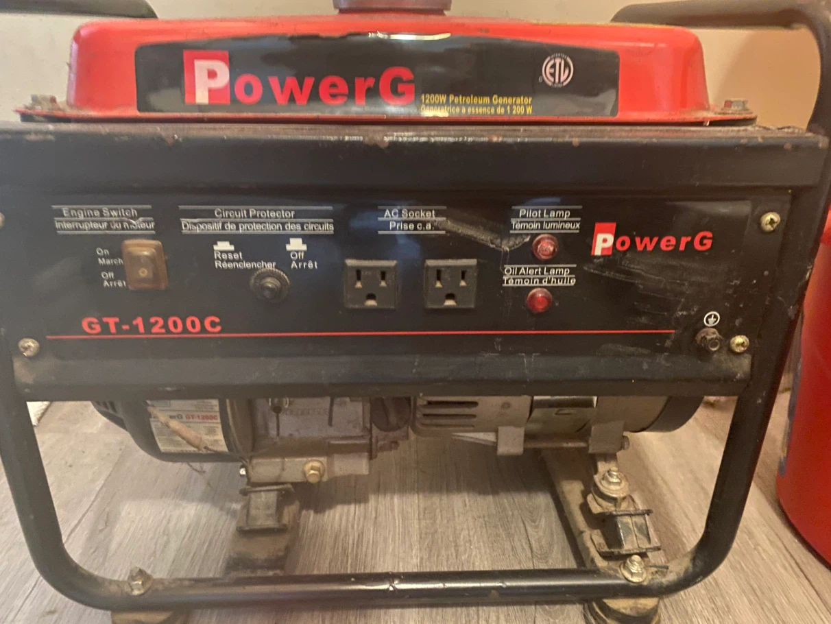 PowerG GT-1200C 1200W Petroleum Generator - photo 3