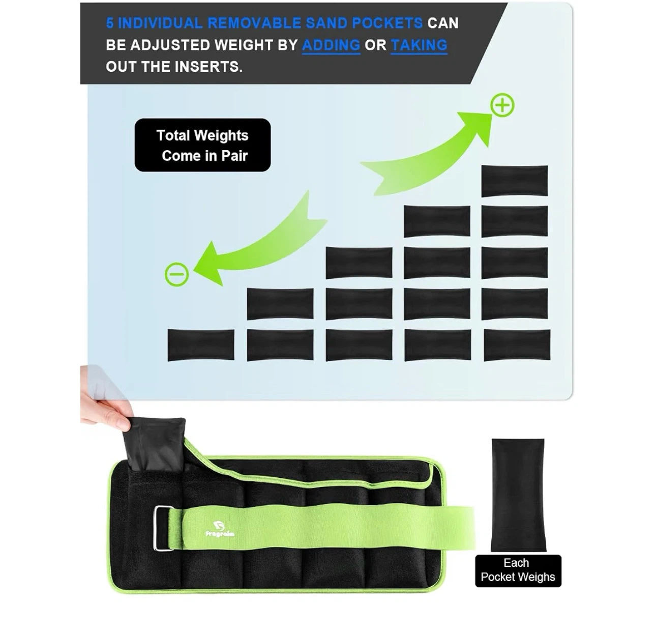 Fragraim Adjustable Ankle Weights - photo 3