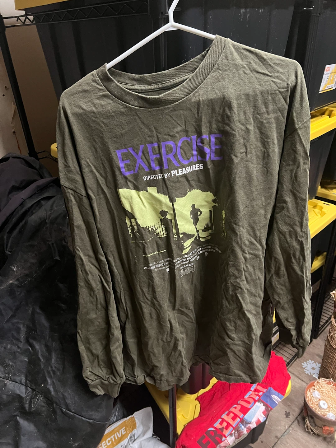 Pleasures Exercise Long Sleeve T-Shirt 🏈