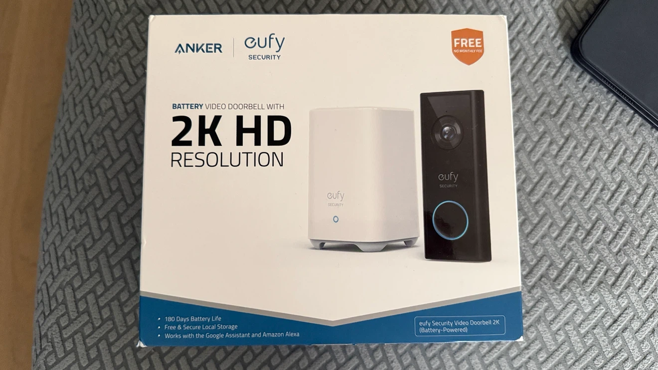 Eufy Security Battery Video Doorbell 2K