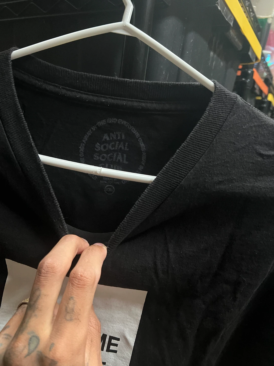 Anti Social Social Club T-Shirt Black 🏈 - photo 2