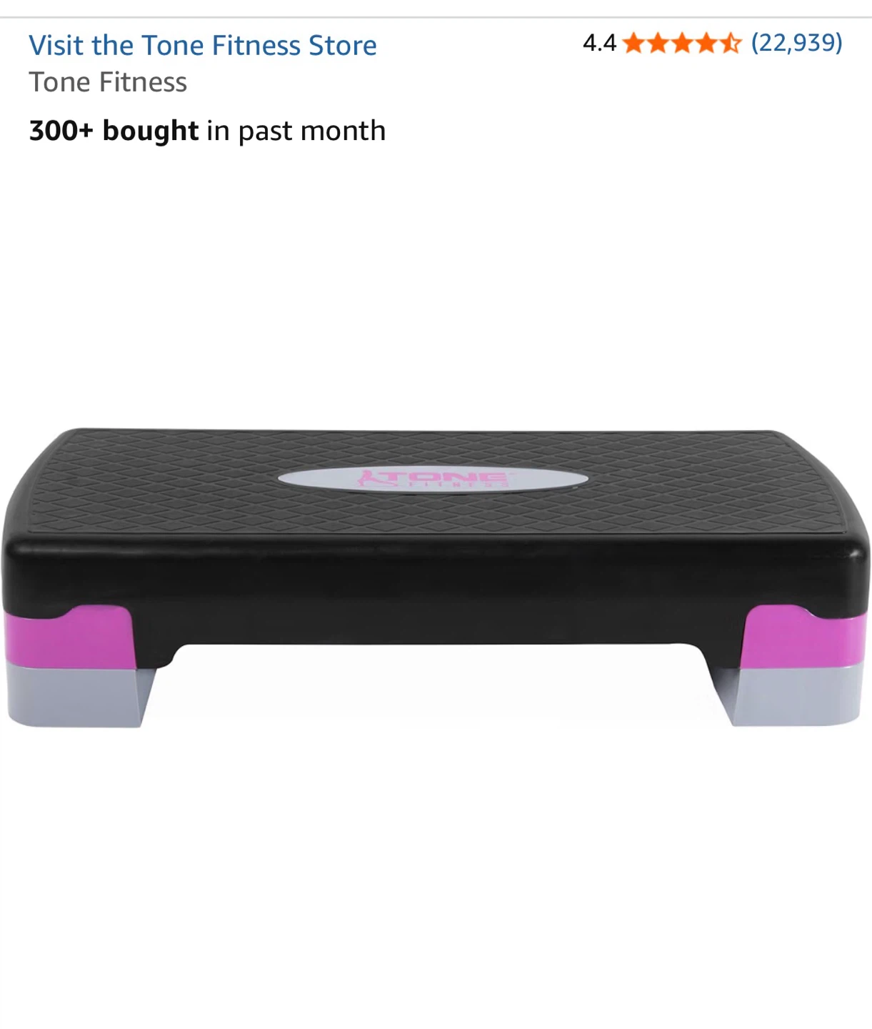 Tone Fitness Aerobic Step Platform