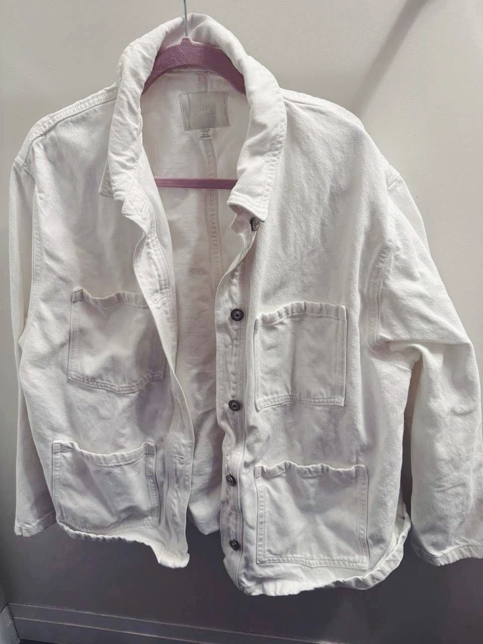 Denim jacket with belt ZARA, XXL(good for XL) - photo 4
